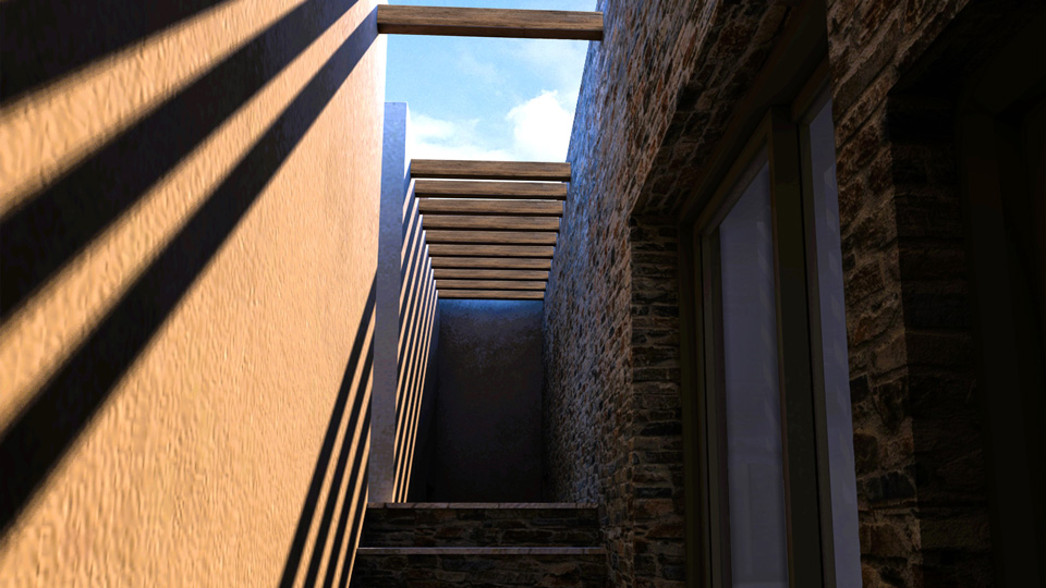 Two cave residences with swimming pools & two traditional ground-floor residences with basement and swimming pools / Andros