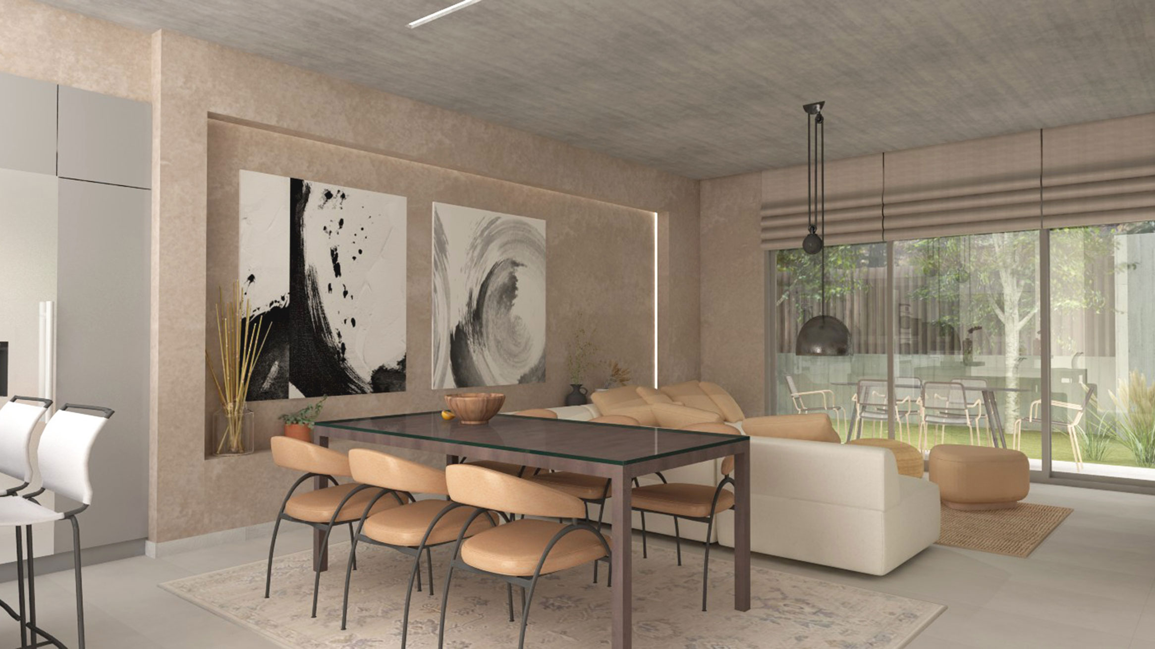 Contemporaty two-unit residential building / Artemida