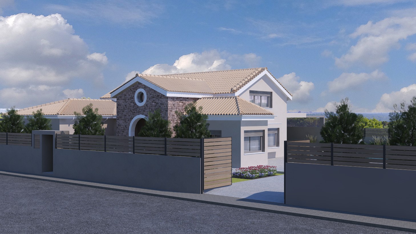 New single-story house / Nea Makri, Athens