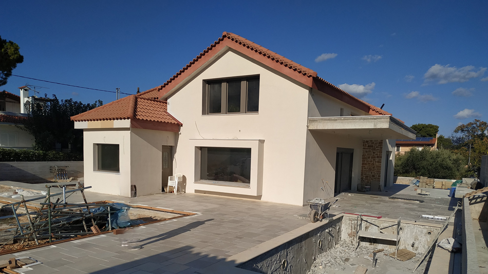 New single-story house / Nea Makri, Athens