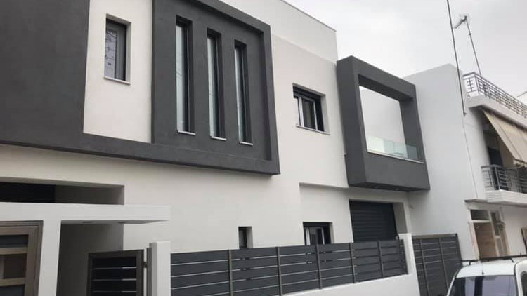 New two-storey detached house with roof / Ilion